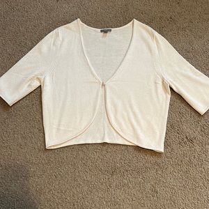 Ann Taylor Cream Cover Up Size MP